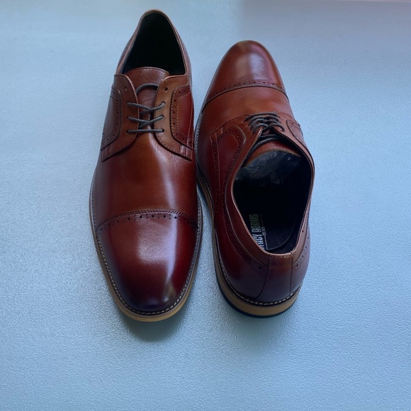 NWOB Stacy Adams Men’s Dickinson Cap-Toe Oxford Dress Shoes Size 15W. - Picture 3 of 9